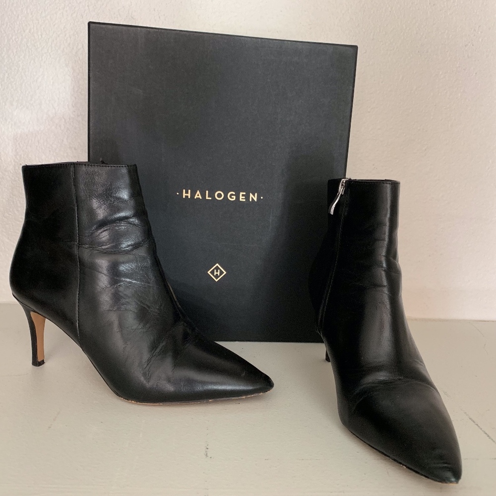 Halogen Black Ankle Boots